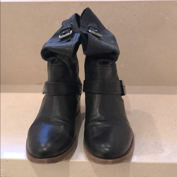 Miu Miu Slouchy Biker Short Boots Size 38.5 - Picture 7 of 12